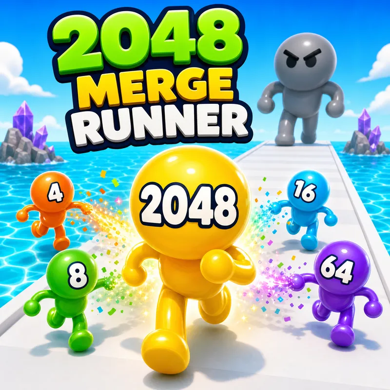 2048 Merge Runner