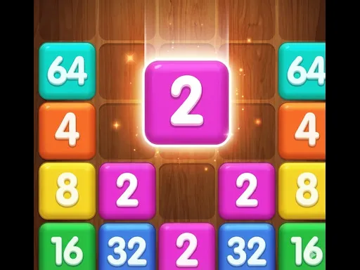 2048 neon game