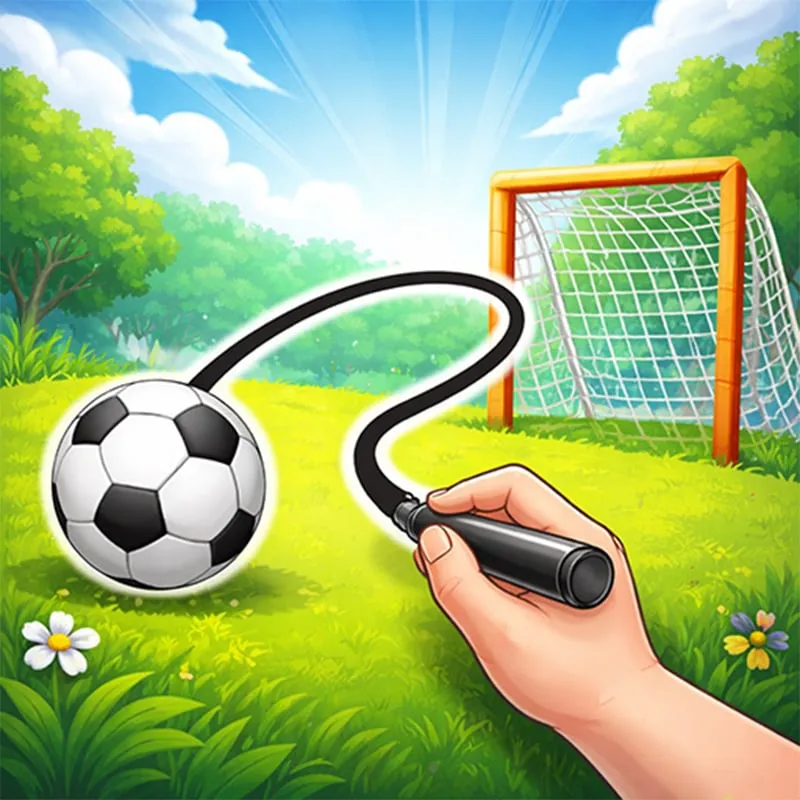 Draw To Goal - Soccer Game