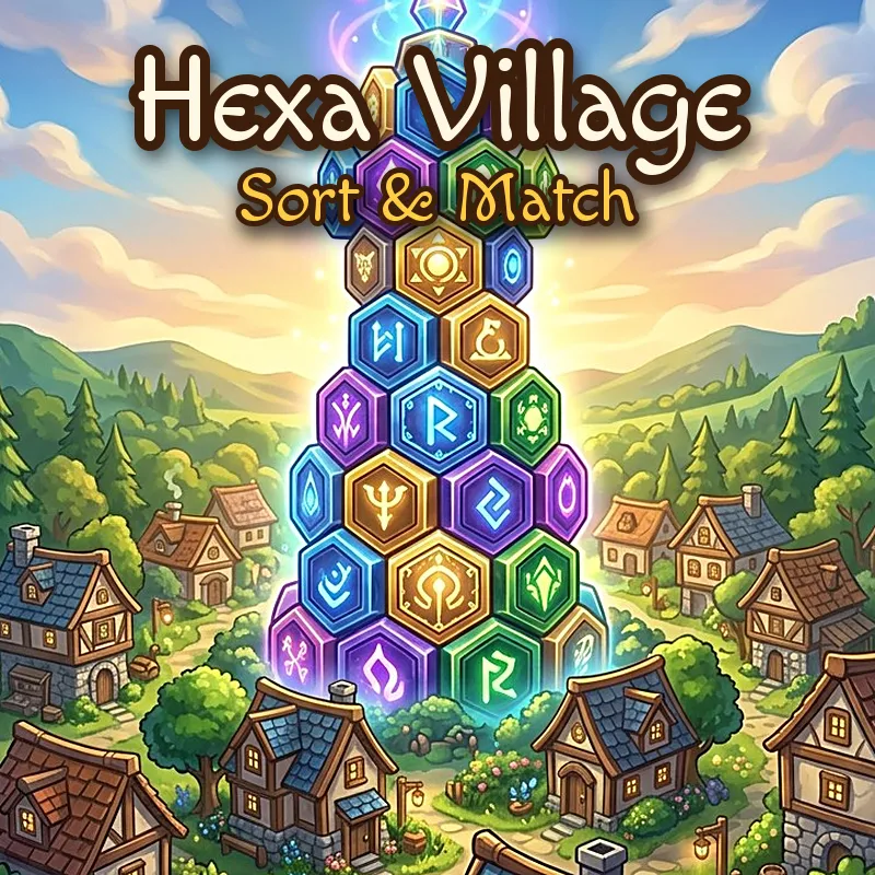 Hexa Village: Sort & Match