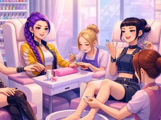 K Pop Demon Hunters Nail Studio