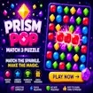Prism Pop Match 3 Puzzle