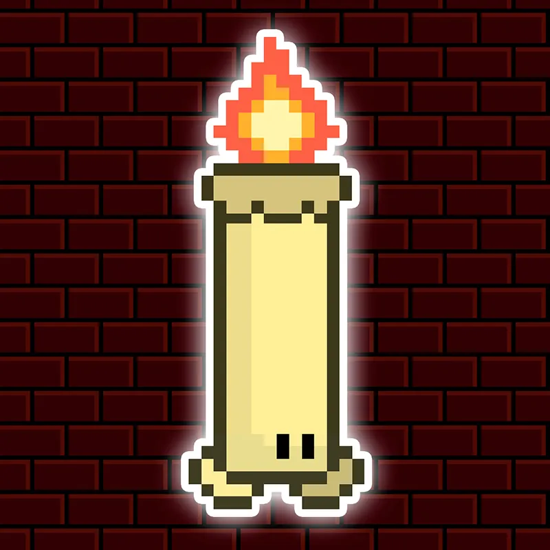 Puzzle Candle