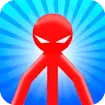 Red Stickman vs Monster School