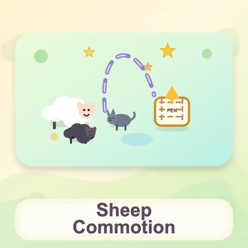 Sheep commotion