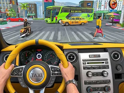 Taxi Parking Driving